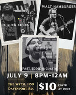 thewych-poster2 promo poster for live music night by chuck cole and friends