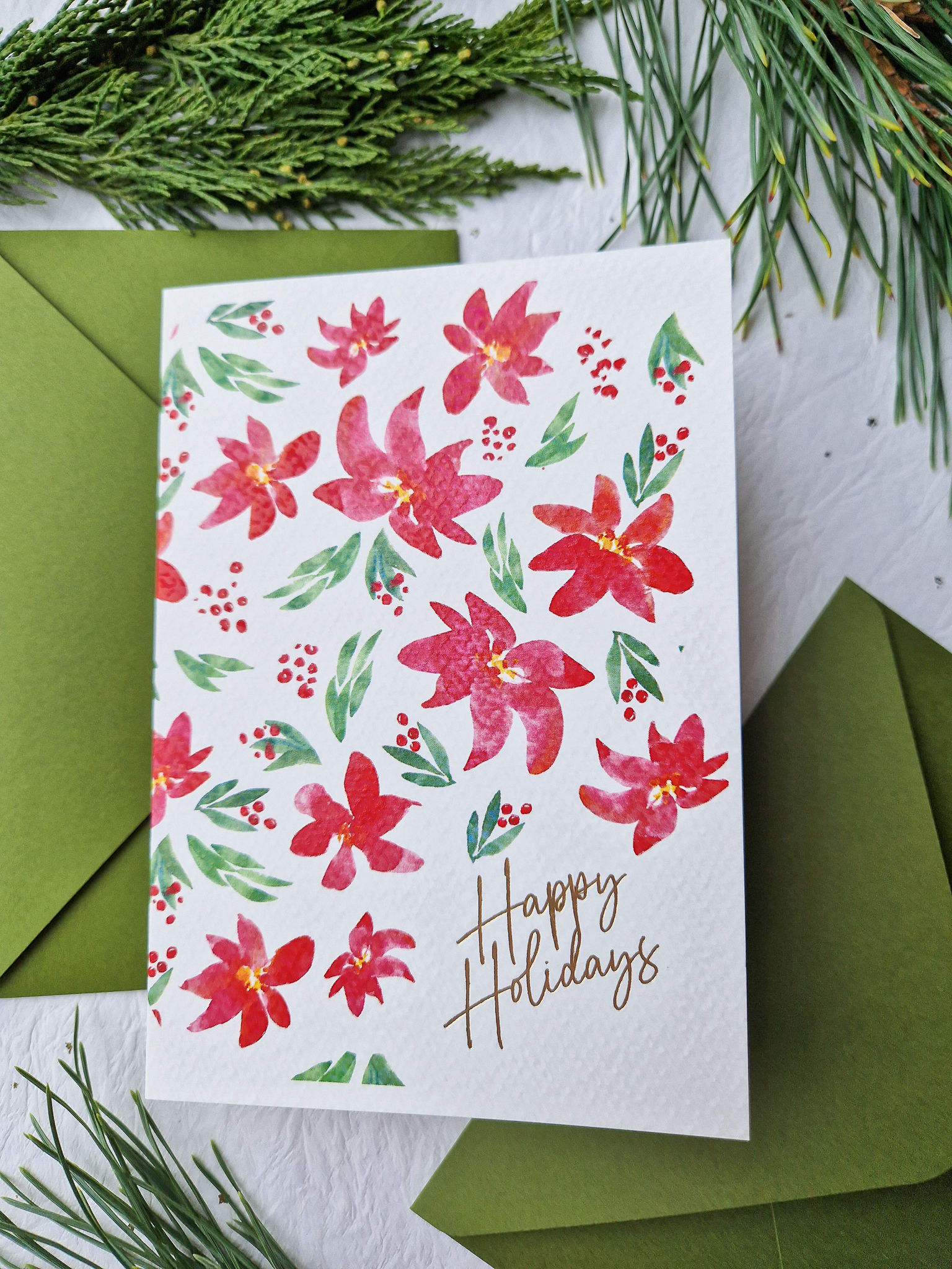 Poinsettia - Cardstock
