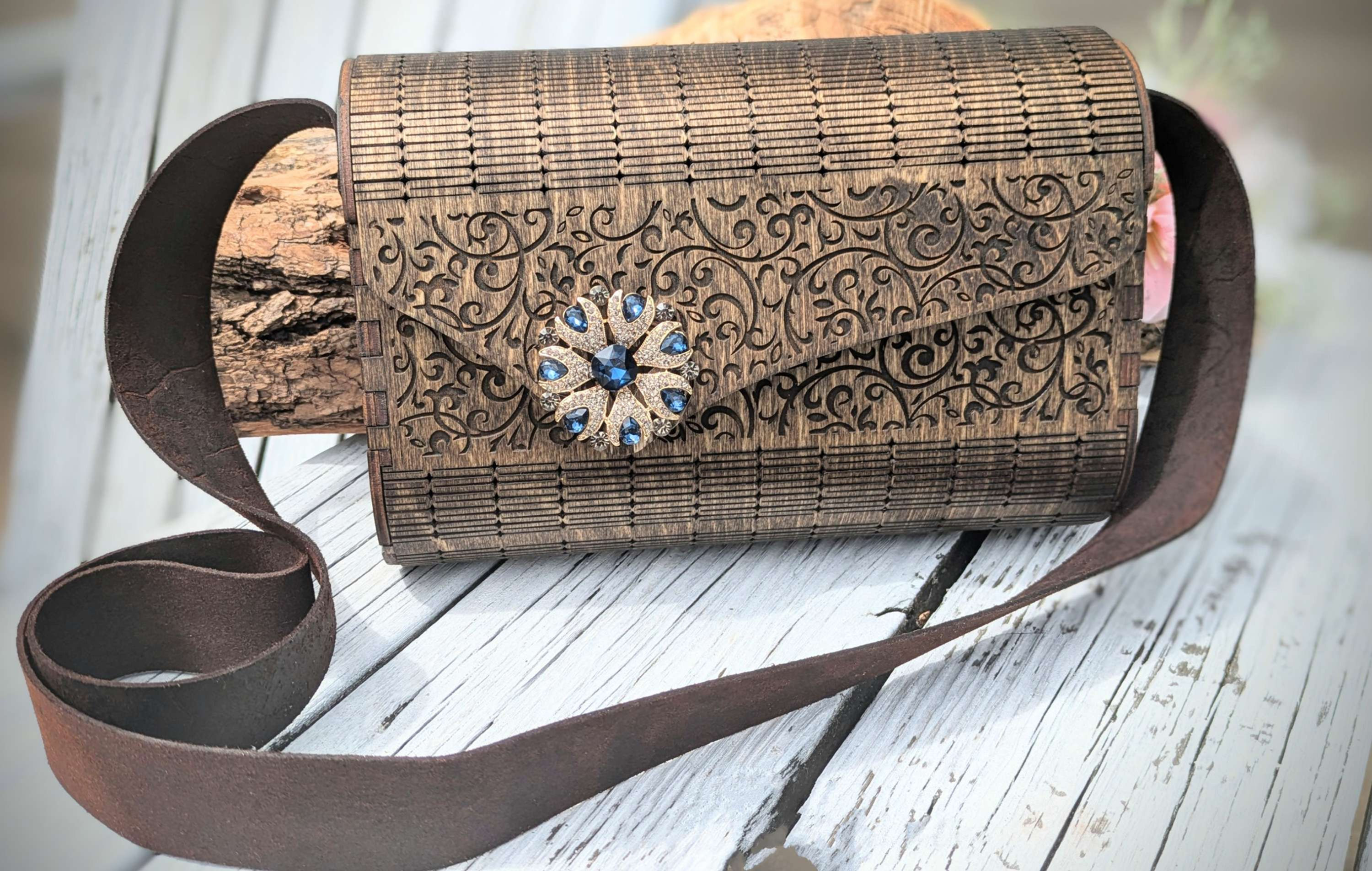 Wooden Clutch/Purse