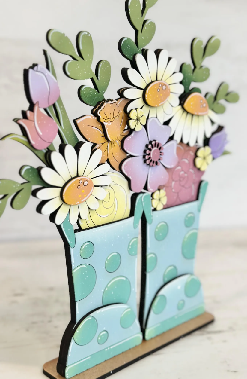 Rain Boots & Florals