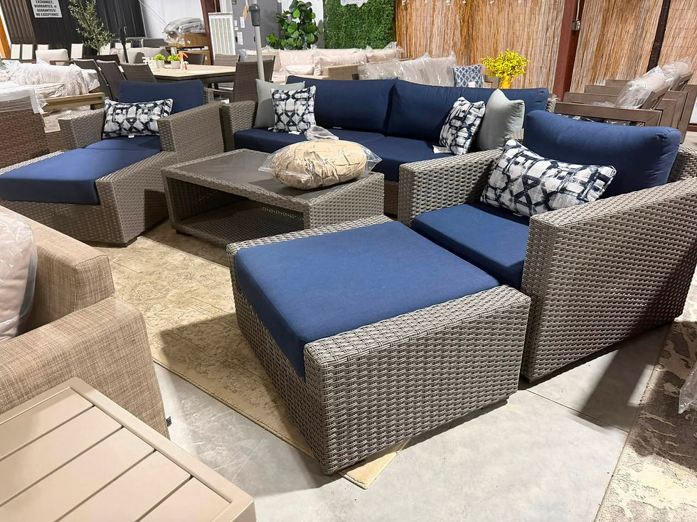 Thumbnail: Atleisure®  7-piece Woven Outdoor Deep Seating Set