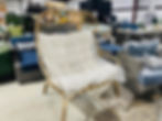Thumbnail: Wicker and Metal Outdoor Patio Chair, Egg Chair Natural Threshold designed by St