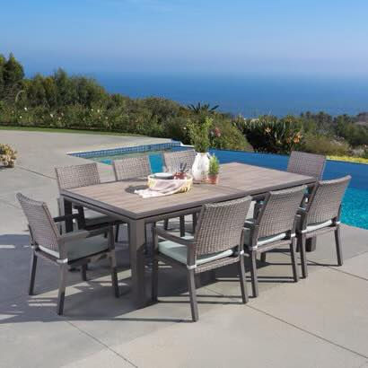Thumbnail: RST 9-piece Outdoor Patio Dining Set