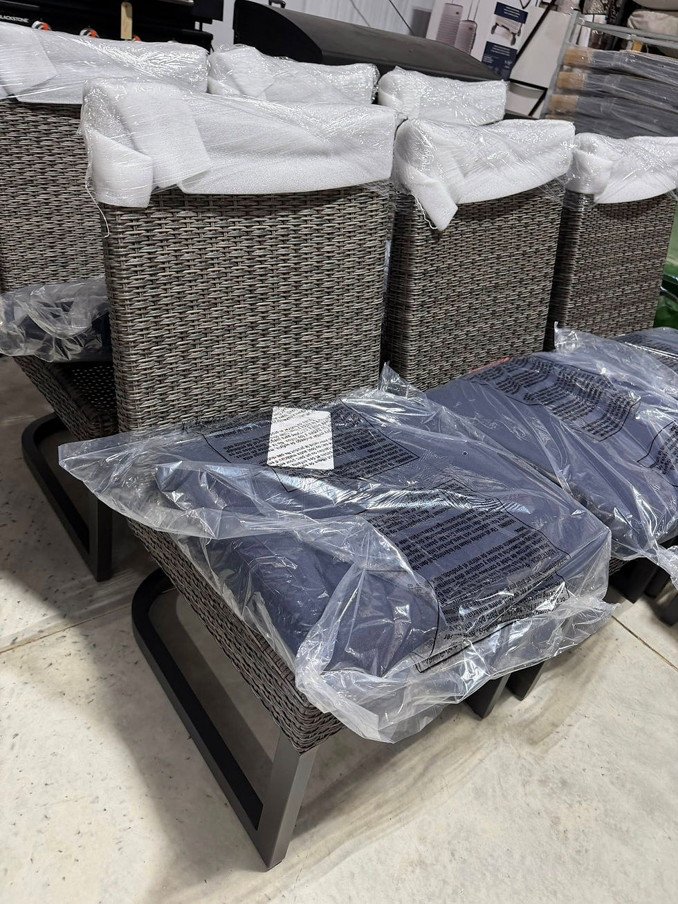 Thumbnail: Agio Patio Dining Chairs set of 8 BRAND NEW