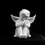 Thumbnail: Porcelain Seated Angel Figurine