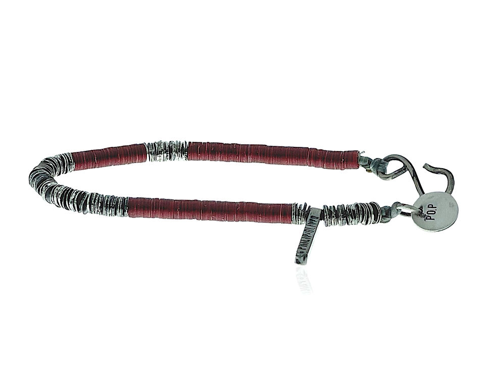 Miniature : African silver - Red