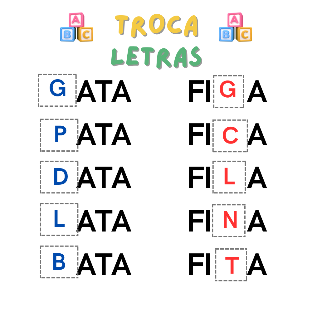 Troca letras