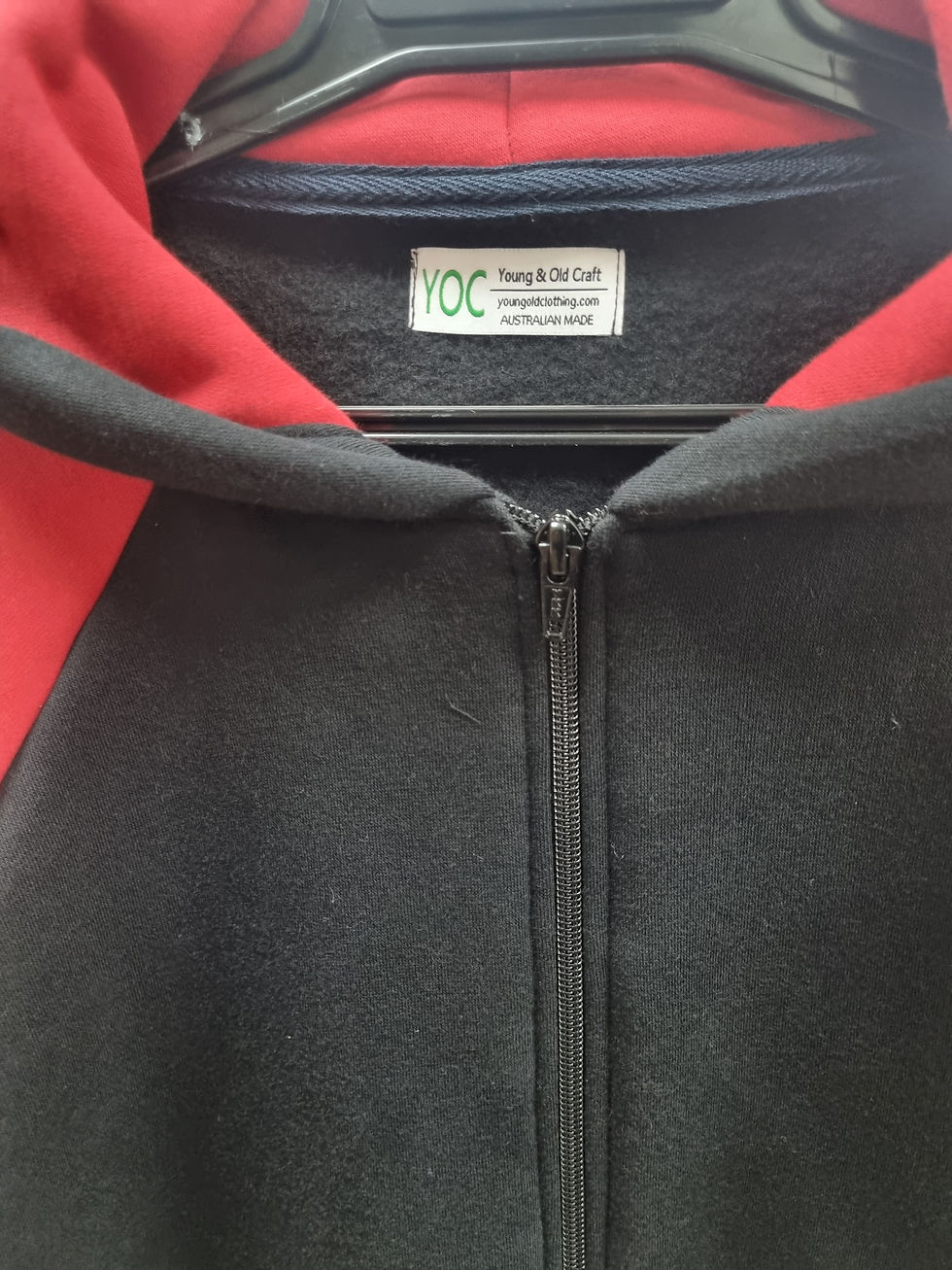 Thumbnail: WOMEN LONG RAGLAN HOOD WELT JACKET