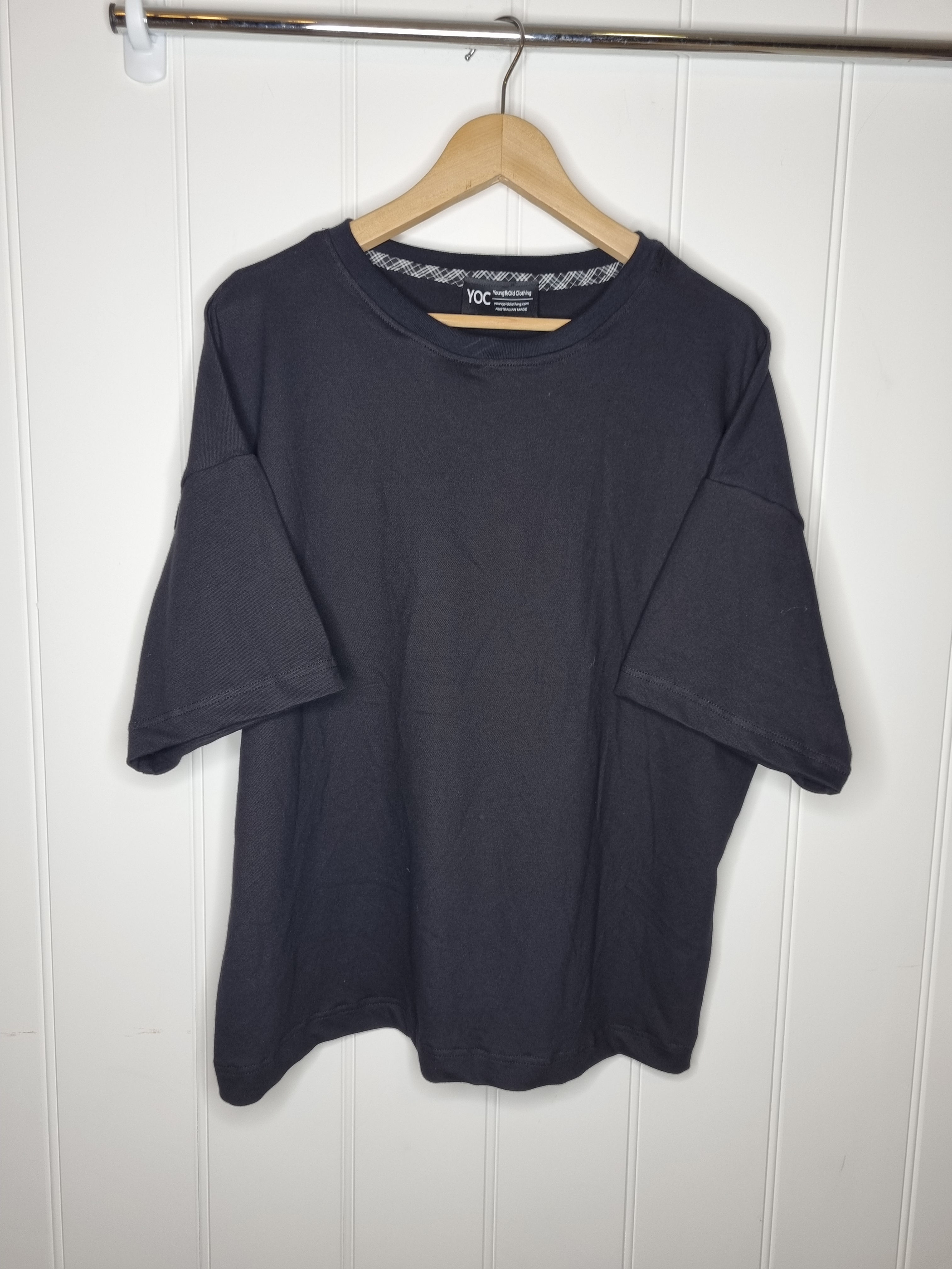 Men Overfit Rib Tee Shirt