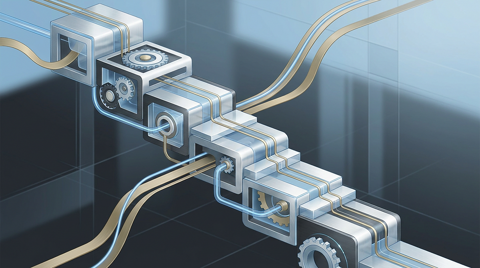 Signature framework built as a clear sequence of reusable methodology stages.
