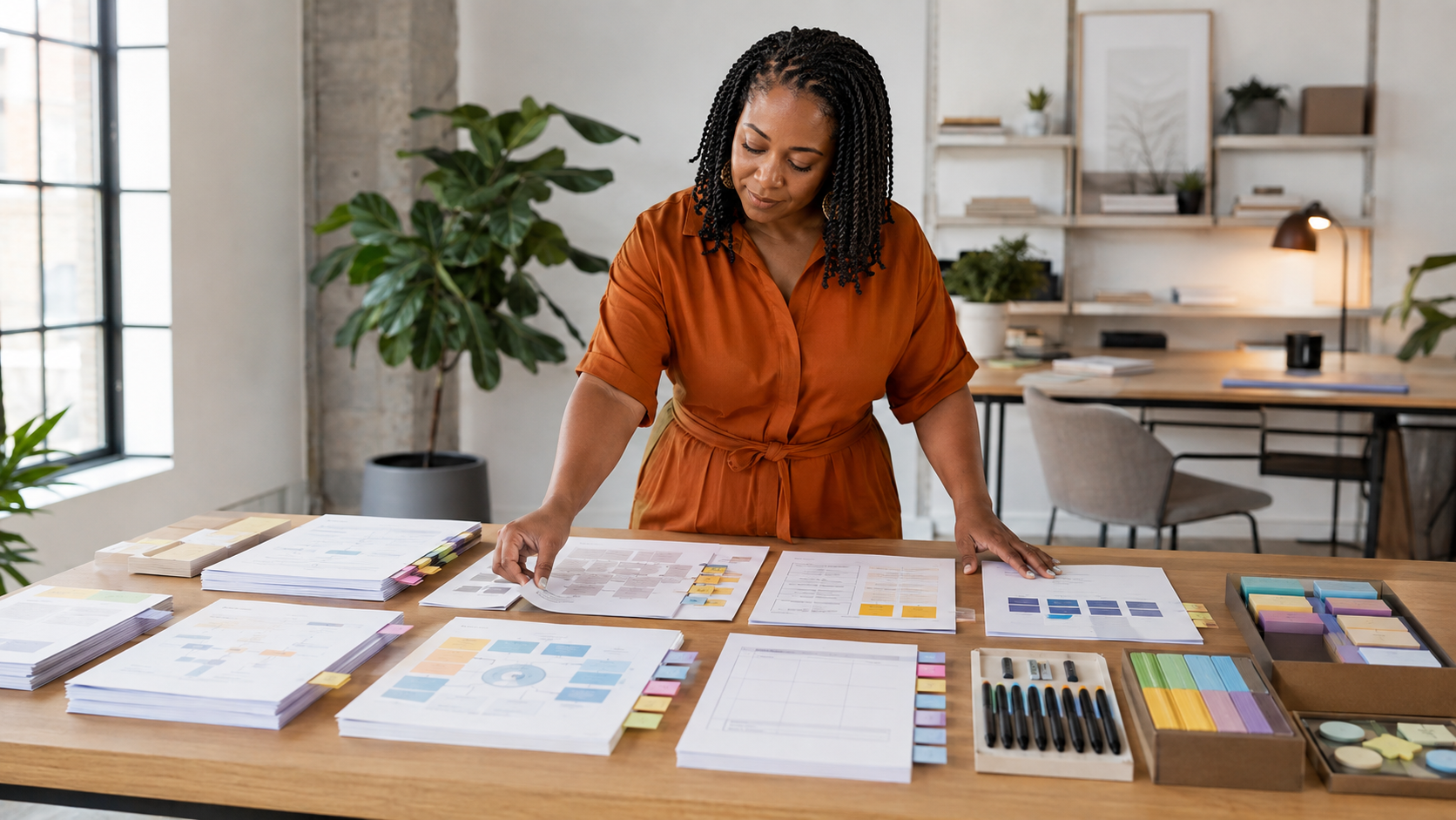 Professional organizing guides, templates, checklists, and toolkit materials to package a process into a digital product