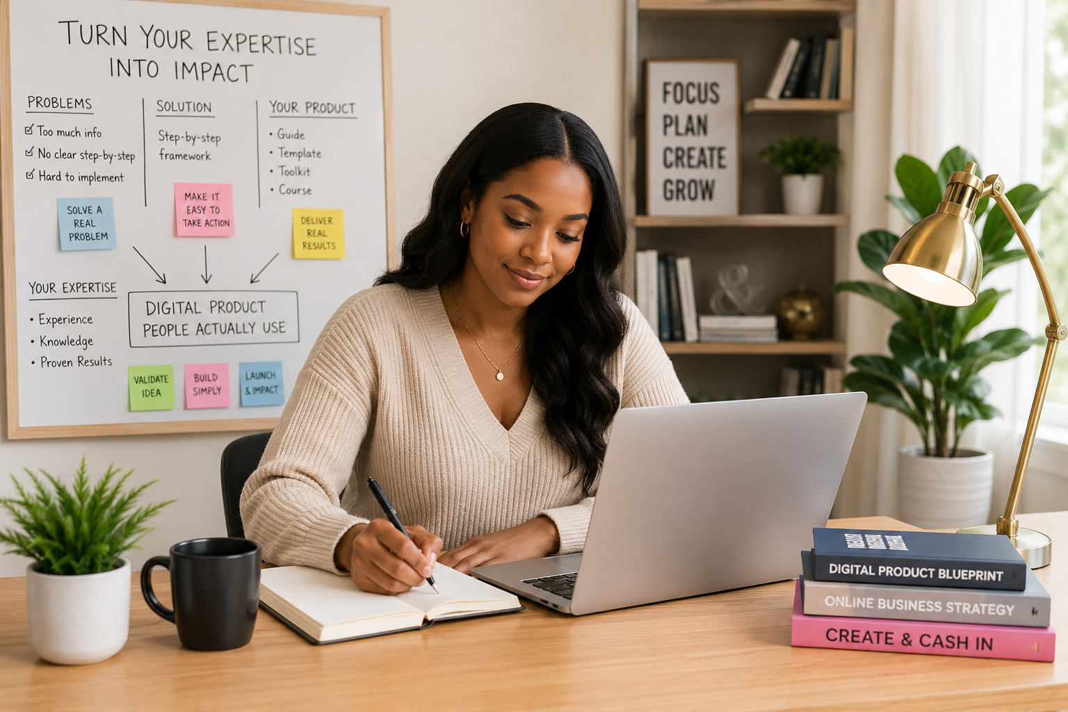 Professional organizing expertise into a practical digital product