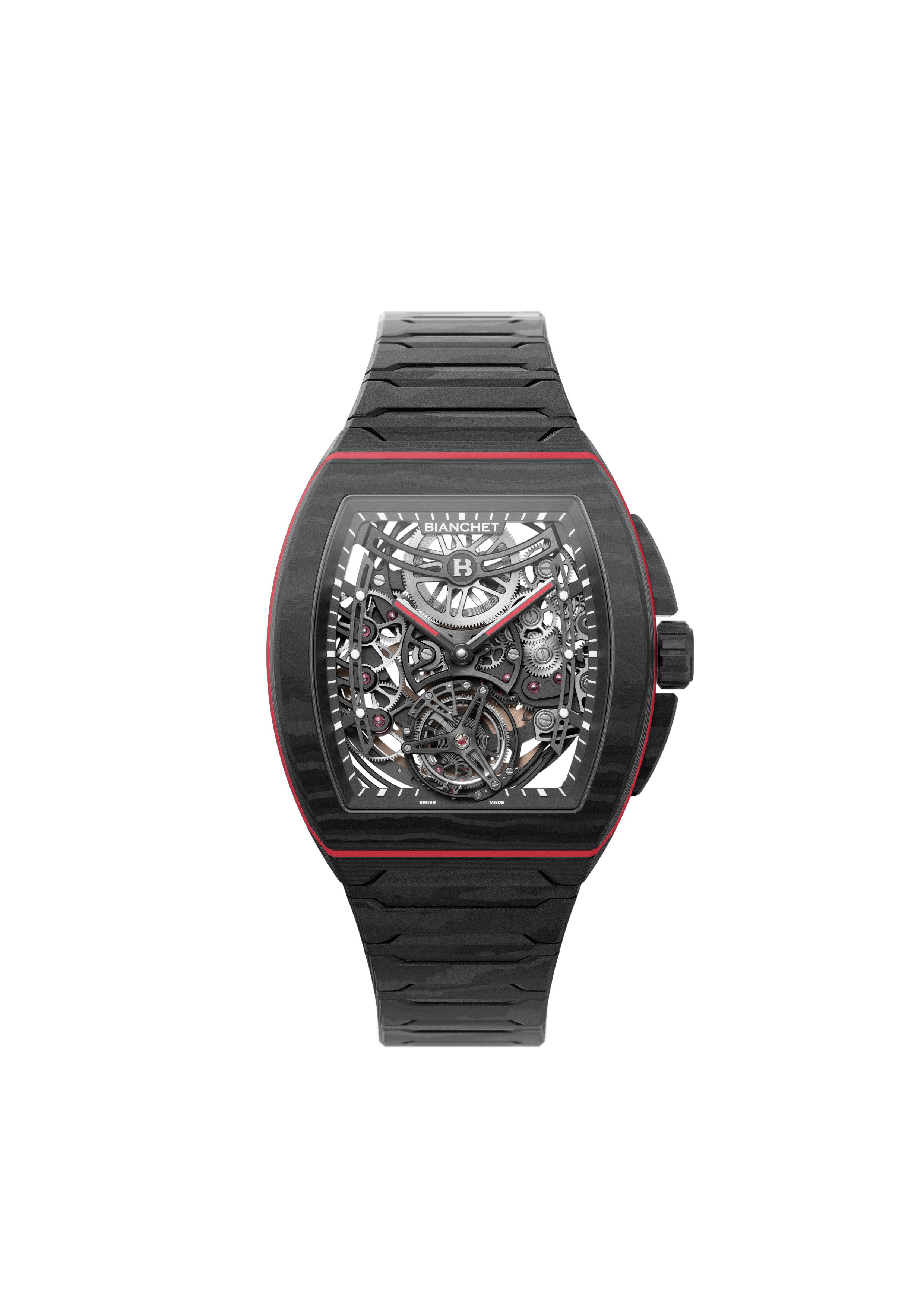 Bianchet TONNEAU UltraFino Carbon Skeleton Red