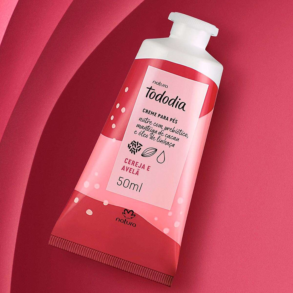 Thumbnail: Natura - Tododia - Cereja e Avela - Creme Nutritivo para os Pes 50Ml - 1.69FlOz