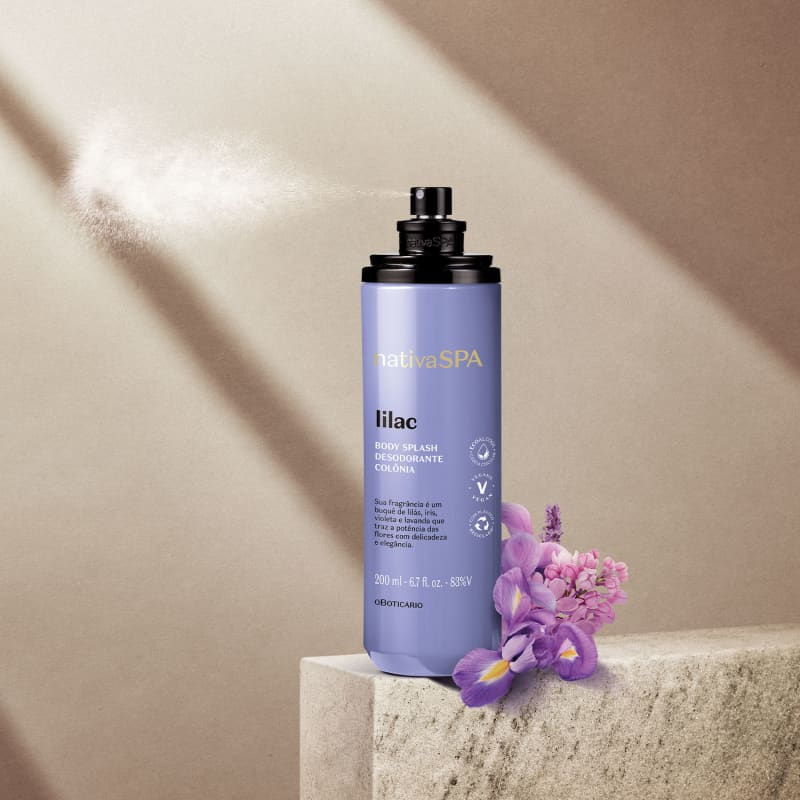 Thumbnail: Boticario - Nativa Spa - Lilac - Colonia Feminina Body Splash 200Ml - (6.76FlOz)