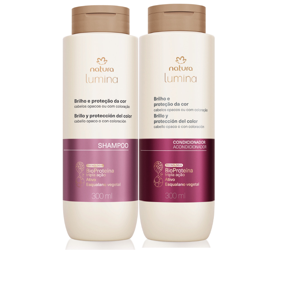 Natura - Lumina Brilho e Protecao da Cor - Kit Shampoo e Condicionador (2x300Ml)