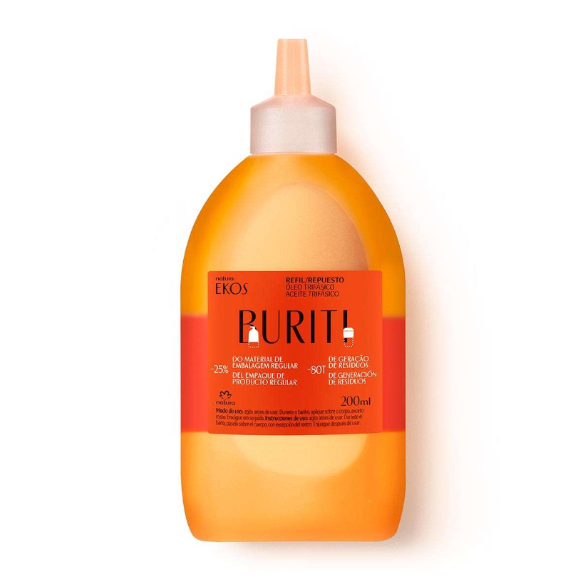 Natura - Ekos Buriti - Refil Oleo Trifasico Corporal 200Ml - (Refill 6.76FlOz)