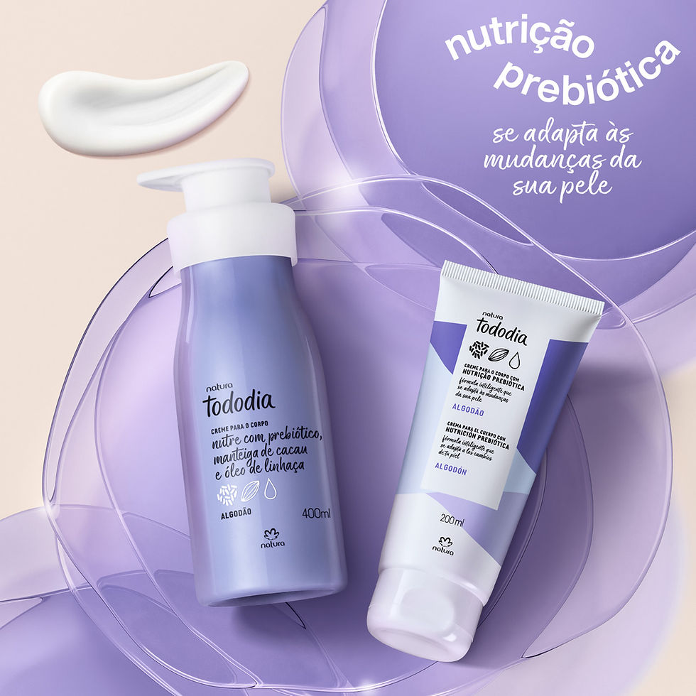 Thumbnail: Natura - Tododia - Algodao - Refil Creme Nutritivo Corporal 400Ml - (13.52FlOz)