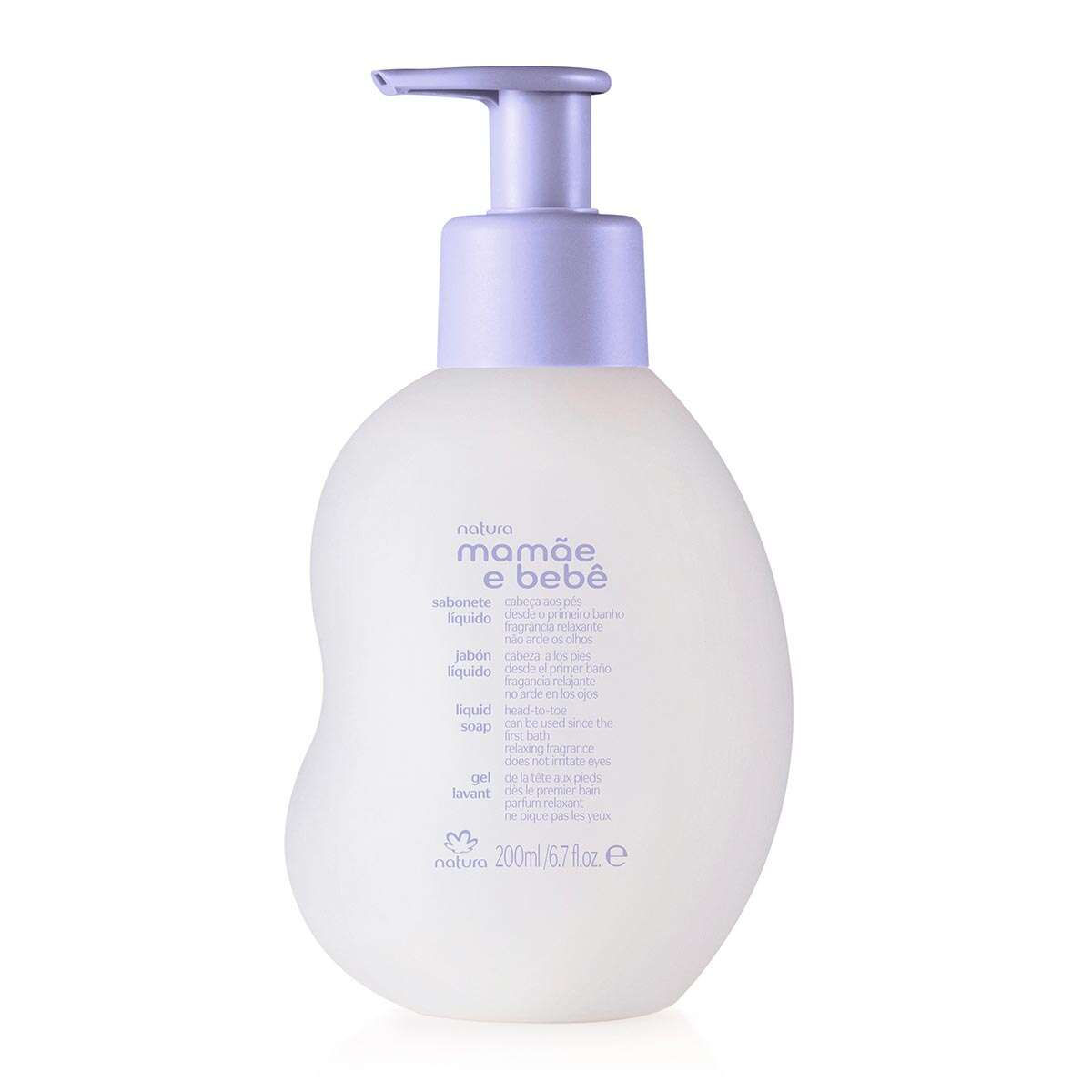 Natura - Mamae e Bebe - Sabonete Liquido Relaxante 200ML - Liquid Soap 6.76FlOz