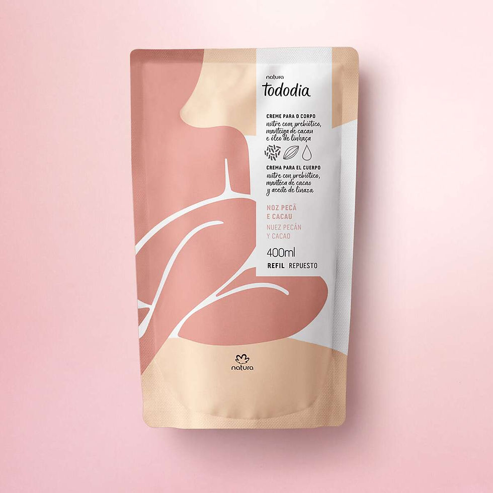 Thumbnail: Natura - Tododia - Noz Peca e Cacau - Refil Creme Nutritivo Corporal 400Ml