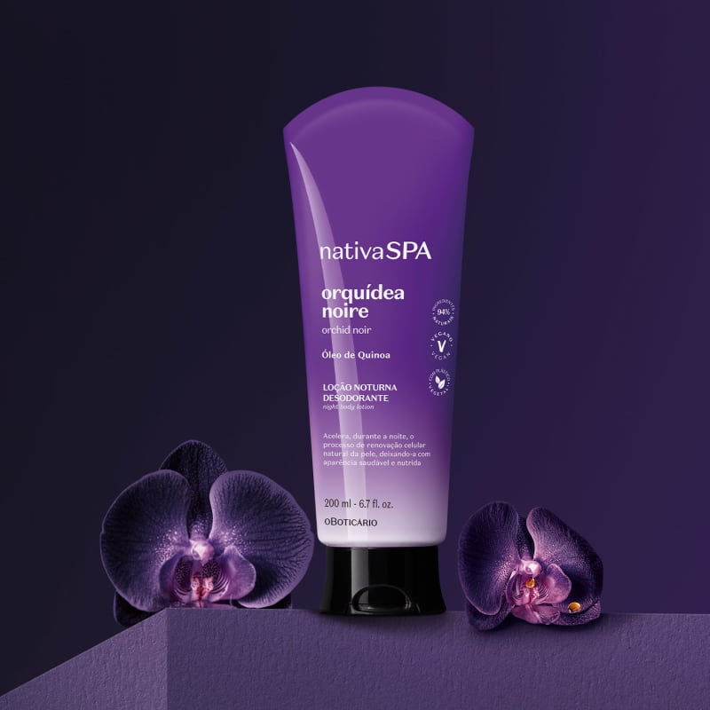 Thumbnail: Boticario - Nativa Spa Orquidea Noire - Locao Hidratante Corporal Noturna 200Ml