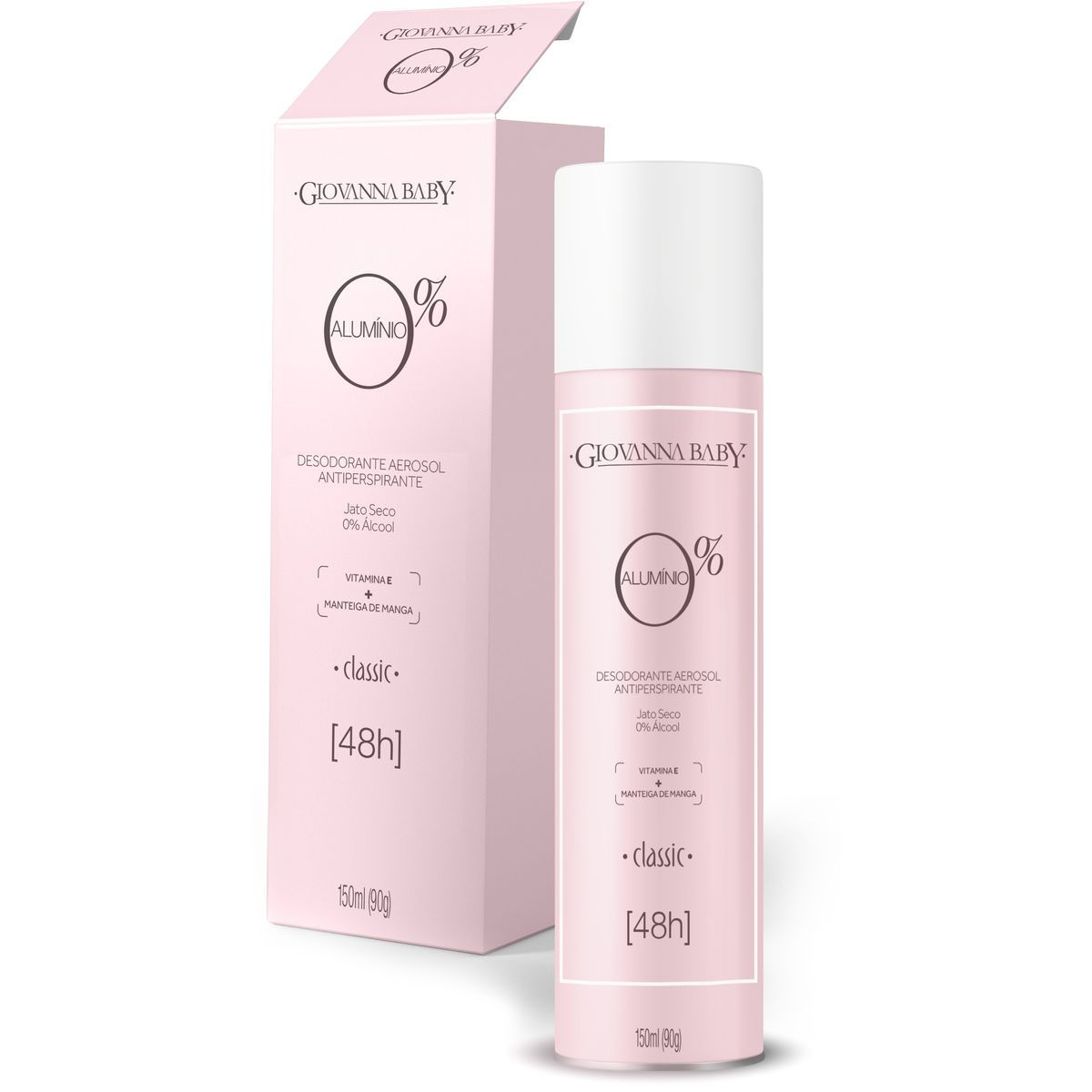Giovanna Baby - Classic - Desodorante Antitransp Aerossol Zero Aluminio 150Ml