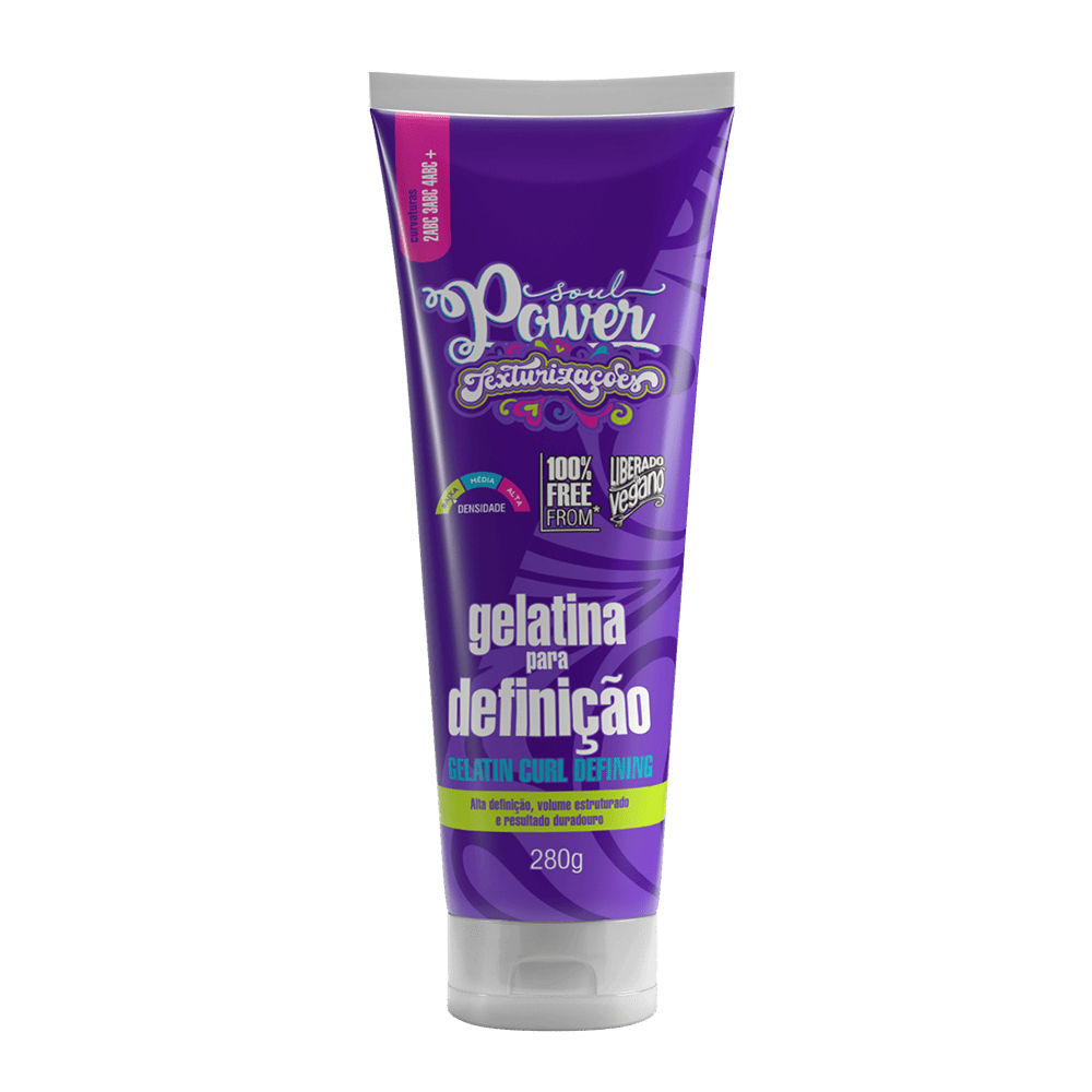 BeautyColor - Soul Power - Texturizacoes - Gelatina para Definicao 280Gr -9.87Oz