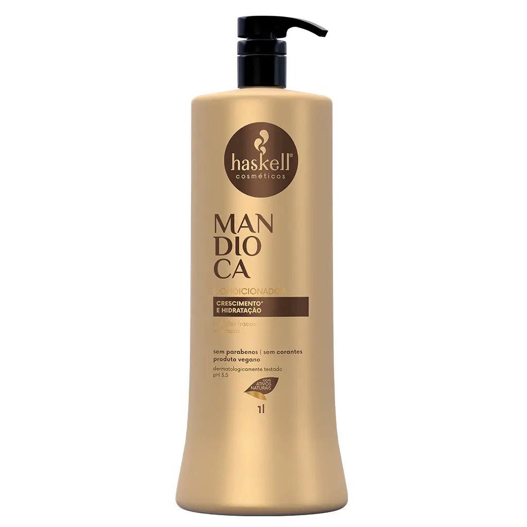 Haskell - Mandioca - Condicionador 1L - (Cassava - Conditioner 33.81FlOz)