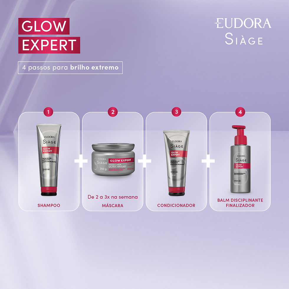 Thumbnail: Eudora - Siage - Glow Expert - Kit Shampoo 250Ml e Condicionador 200Ml