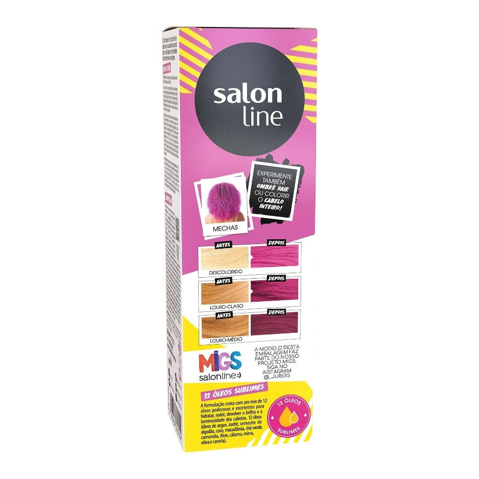 Thumbnail: Salon Line - Color Express Fun - Tonalizante Rosa Power 100Ml - (Toner 3.38FlOz)