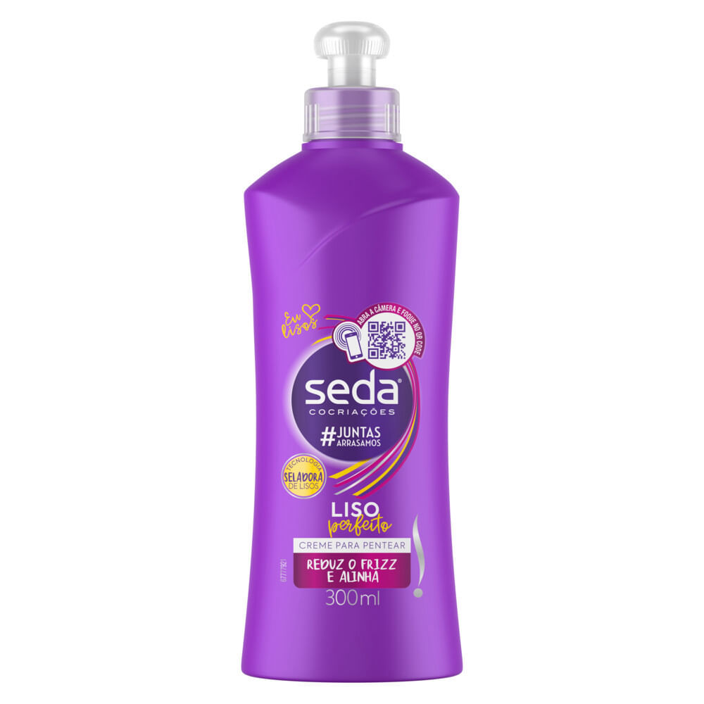 Seda - Liso Perfeito - Creme para Pentear 300Ml - (Combing Cream 10.14FlOz)