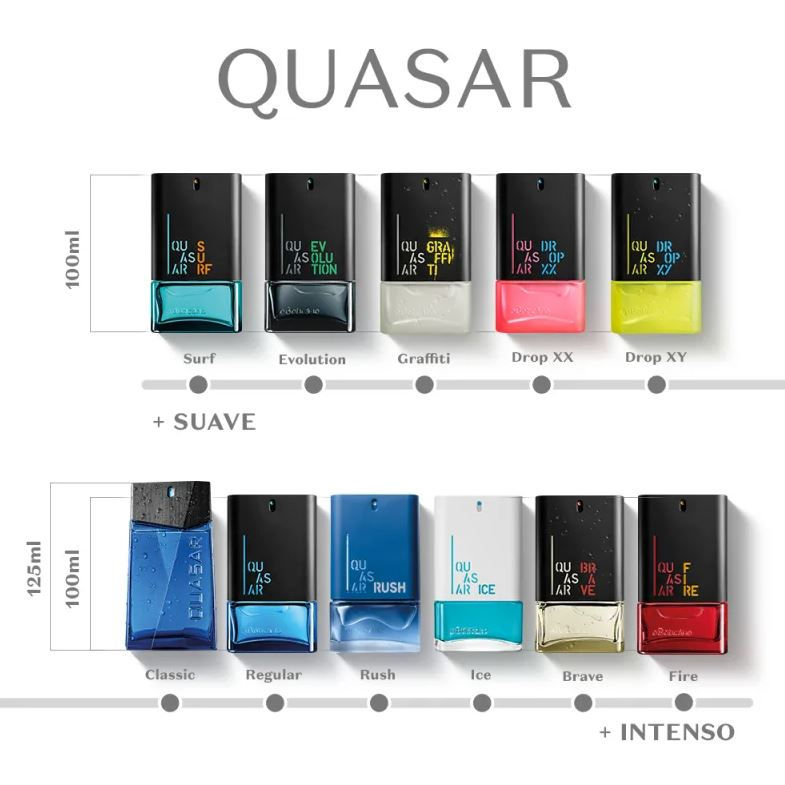 Thumbnail: Boticario - Quasar Classic - Colonia Masculina  100Ml - (Men 3.3 FlOz)