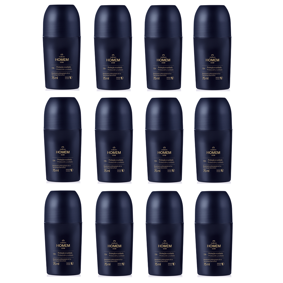 Thumbnail: Natura - Homem - Dom - Kit de 3, 6 ou 12 Desodorantes Roll-On Masculino 75Ml