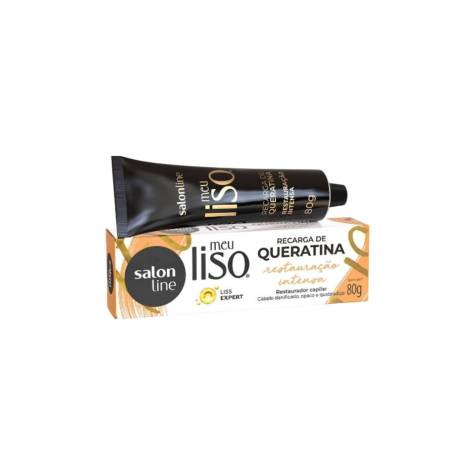 Salon Line - Meu Liso Restauracao Intensa - Recarga de Queratina 80 Gr