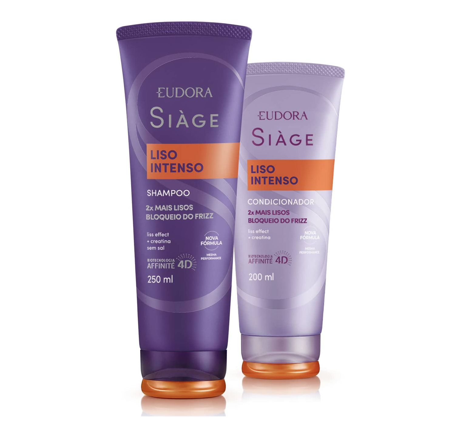 Eudora - Siage - Liso Intenso - Kit Shampoo 250Ml e Condicionador 200Ml
