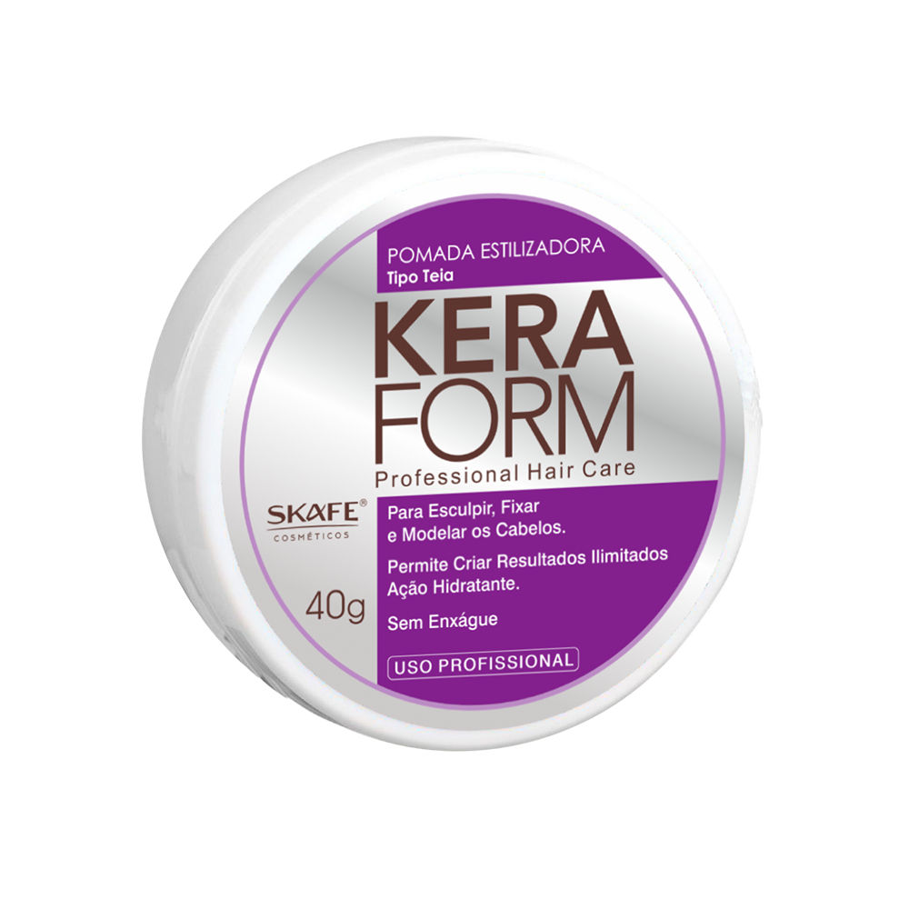 Skafe - Keraform Pomada Estilizadora Tipo Teia 40Gr - (Pomade Styling Web 1.4Oz)