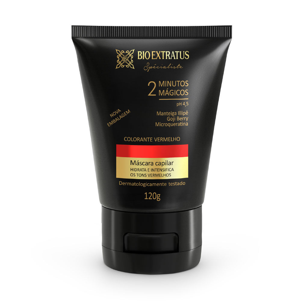 Bio Extratus - Specialiste - Mascara Colorante Vermelha 120Gr - (Red Mask 4.2Oz)