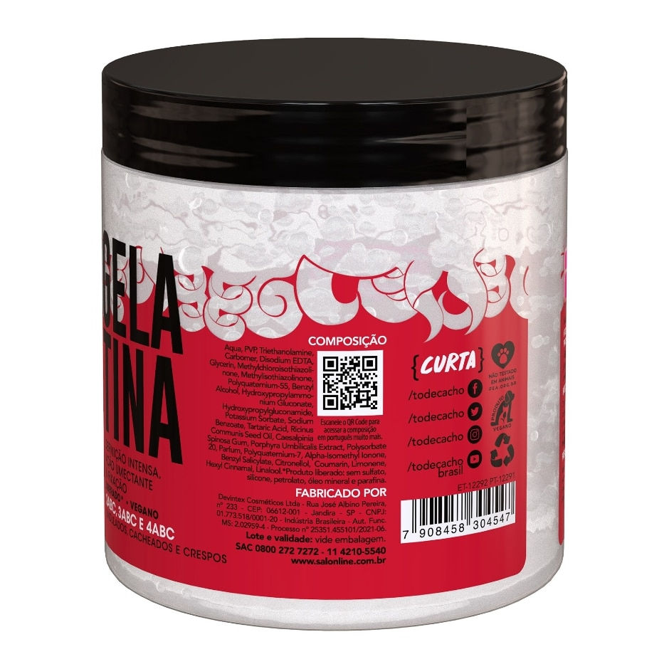 Thumbnail: Salon Line - #ToDeCacho Gelatina Ricino Definicao e Nutricao 550 Gr - (19.40Oz)
