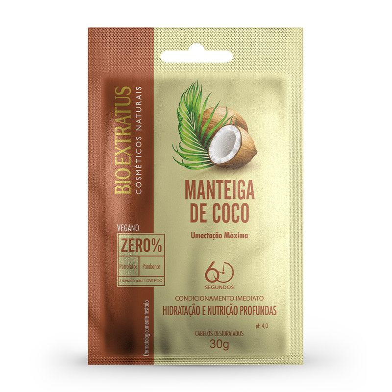 Bio Extratus Umectante - Superdose Manteiga de Coco 30Gr - Coconut Butter 1.05Oz
