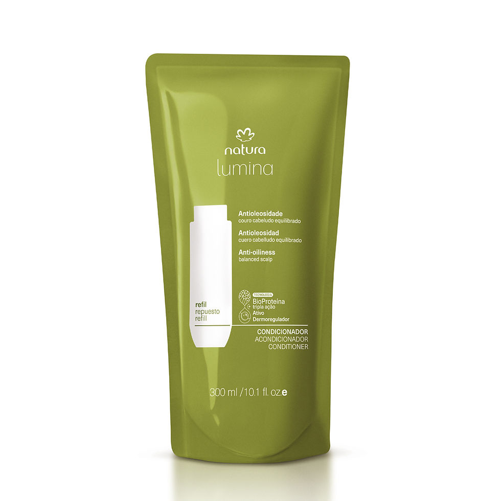 Thumbnail: Natura - Lumina - Antioleosidade - Kit Refil Shampoo e Condicionador (2x 300Ml)