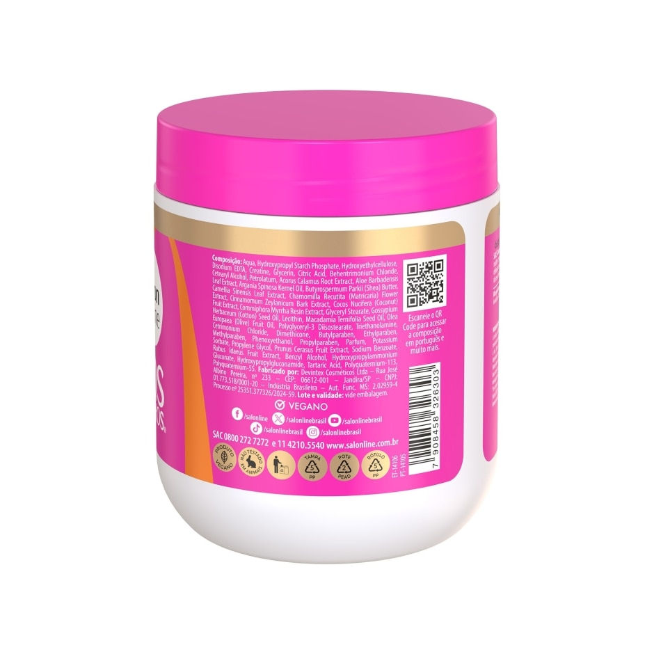 Thumbnail: Salon Line - SOS Cachos de Repente Pronta - Creme para Pentear Ultra Gloss 500Gr