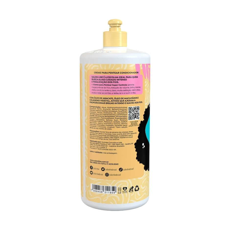 Thumbnail: Salon Line - Creme para Pentear Super Controle 1Kg - (Combing Cream 35.27Oz)
