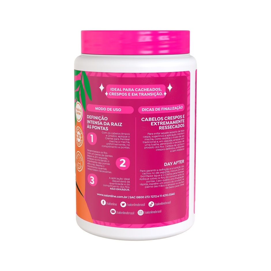 Thumbnail: Salon Line - Creme para Pentear Definicao Intensa 1Kg - (Combing Cream 35.27Oz)