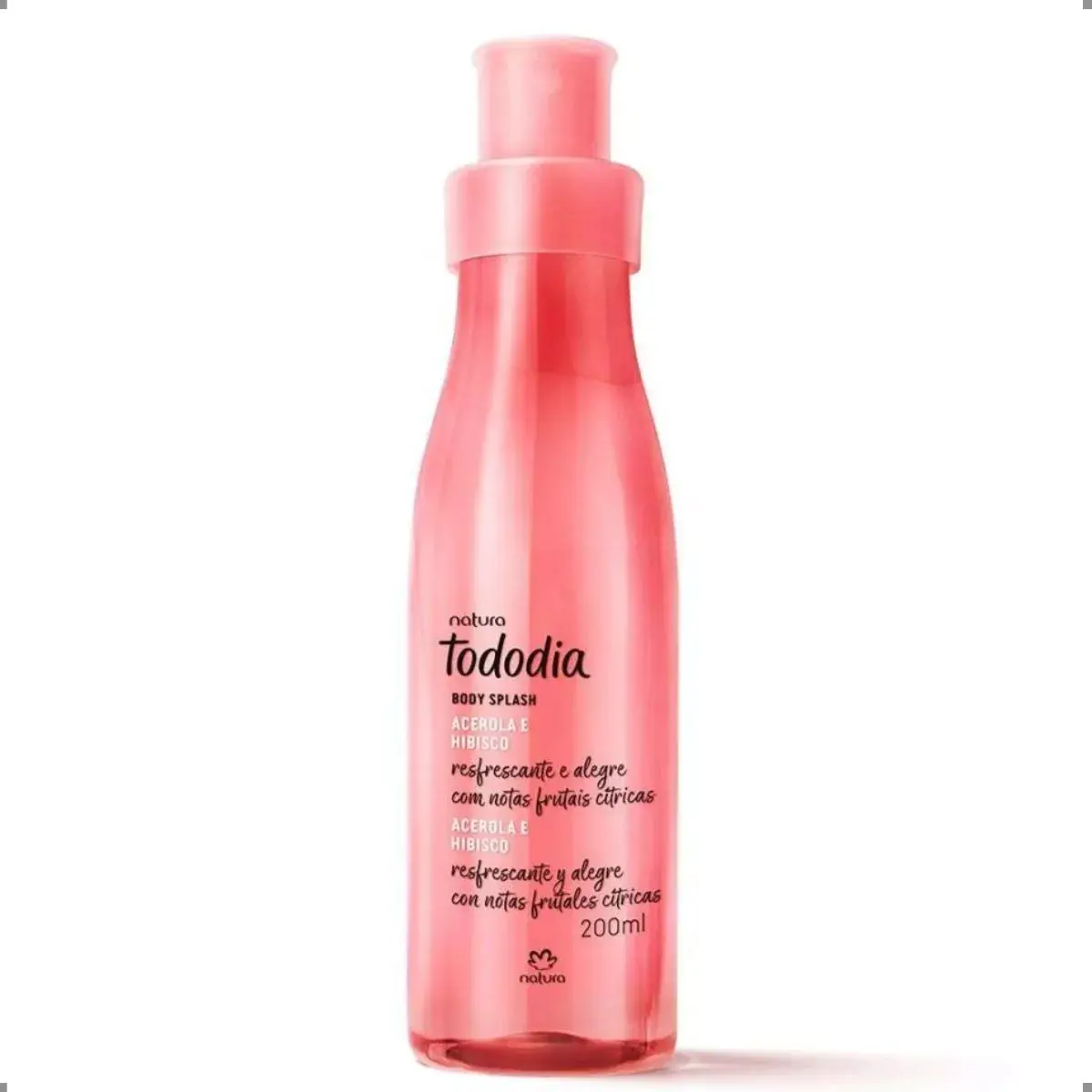 Natura - Tododia - Acerola e Hibisco - Colonia Body Splash Feminina 200Ml