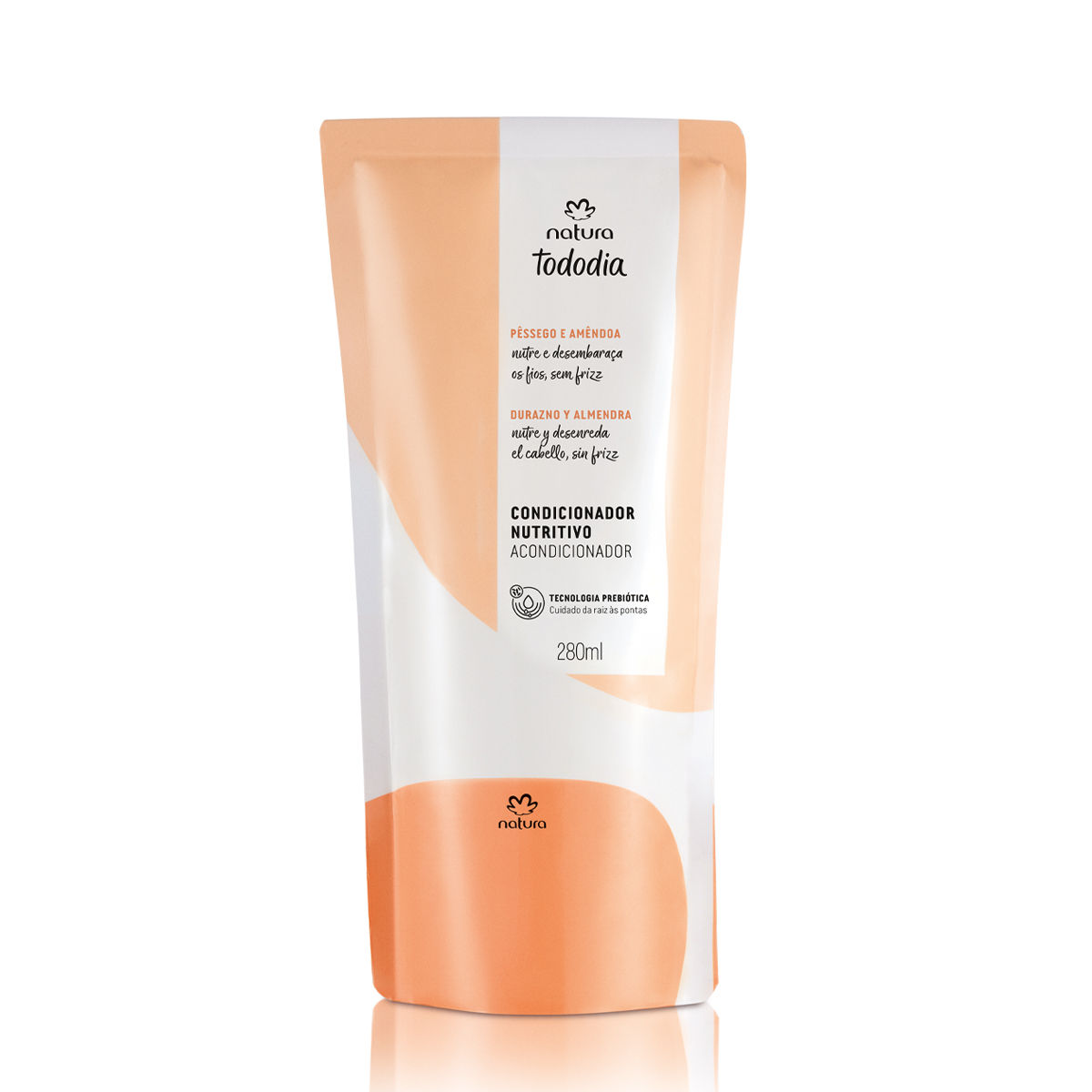 Natura - Tododia - Pessego e Amendoas - Refil Condicionador Nutritivo 280Ml