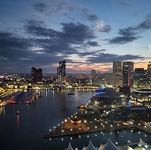 Baltimore Inner Harbor Night