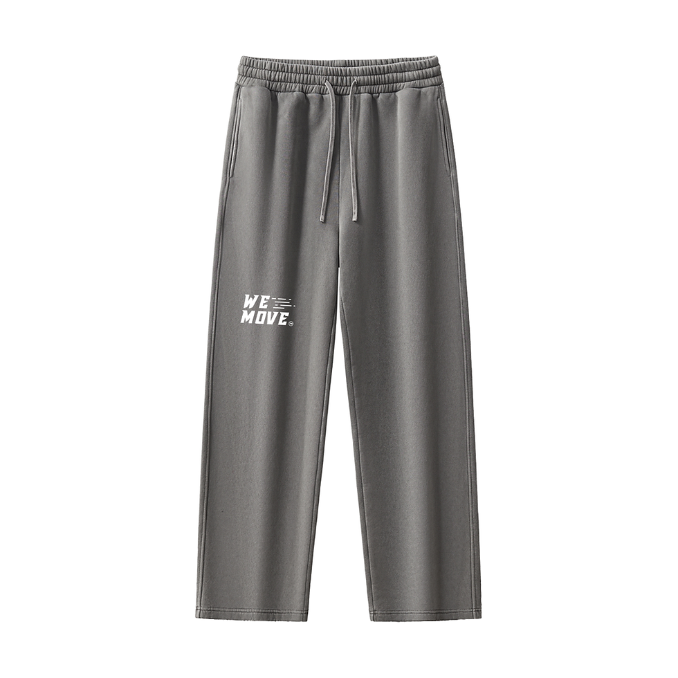Thumbnail: We Move Frayed Enzyme Washed Fleece Sweatpants