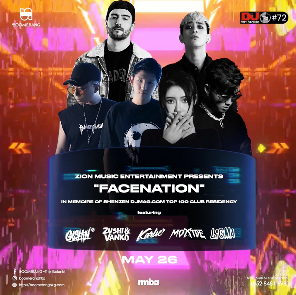 [26/5] Facenation @ Boomerang