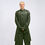 Thumbnail: Men's Cotton Jacket Frog Button Kung Fu Tai Chi Zen Robes Shaolin Green