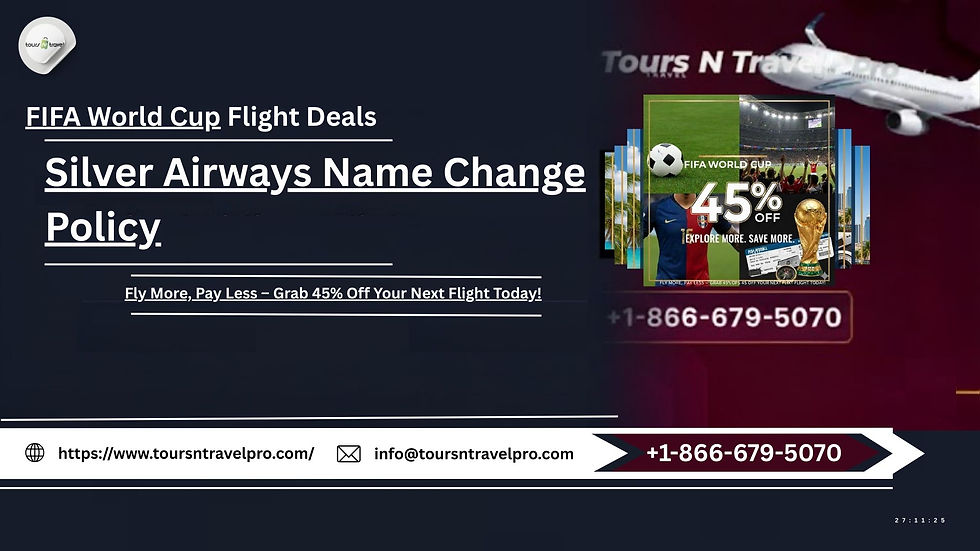 Silver Airways Name Change Policy